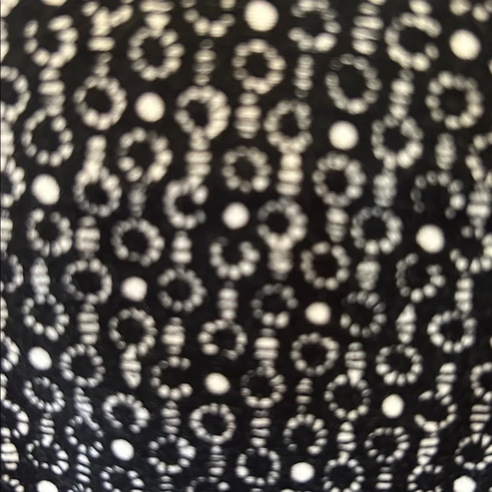 Gap black white patterned slim crop pants Size 6 EUC